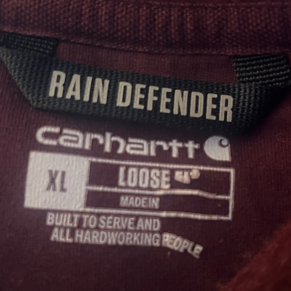 Carhartt Rain Defender Loose Fit Midweight Hoodie - Picture 4 of 5